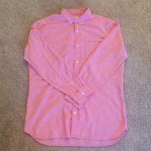 NWOT Old Navy Pink Button Down Shirt XLT Slim
